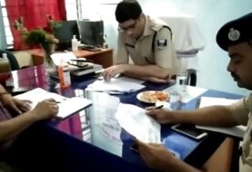 जमुई पुलिस अधीक्षक डा. इनामुल हक मेंगनु  अचानक पहुंचे सोनो थाना, किया निरीक्षण