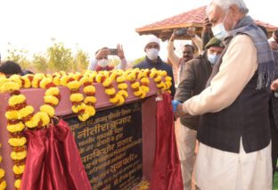 मुख्यमंत्री ने महावीर वाटिका जैव-विविधता उद्यान, माधोपुर का किया परिभ्रमण।