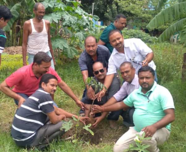 जल जीवन हरियाली कार्यक्रम को ध्यान में रखते हुए ग्लोबल कायस्थ कॉन्फ्रेंस ने किया पौधारोपण