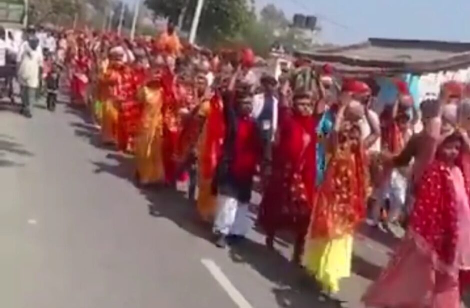 कलश शोभायात्रा के साथ दिघरा में शुरू हुआ 8 दिवसीय शिवशक्ति महायज्ञ