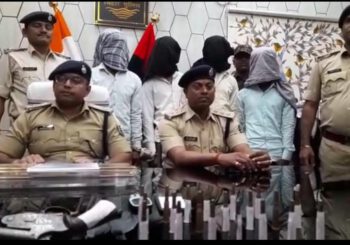 जमुई पुलिस ने अपराध की योजना बनाते 4 अपराधियों को पुलिस ने किया गिरफ्तार