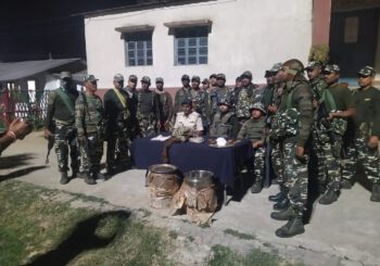 एसएसबी की नक्सलियों पर बड़ी कार्रवाई, सर्च अभियान के दौरान विस्फोटक हुआ बरामद