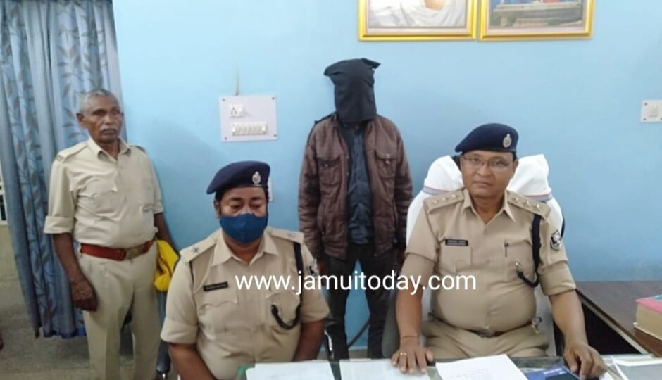 अंतरराज्यीय ऑपरेशन चलाकर पुलिस ने बांका जिला से किया नक्सली को गिरफ्तार