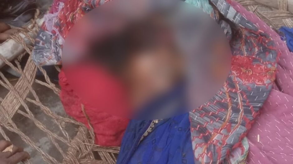 थ्रेशर मशीन से दुर्घटनाग्रस्त होकर महिला की हुई मौत