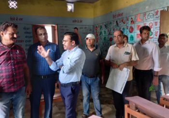 निर्वाचन पदाधिकारी ने किया सिकन्दरा नगर पंचायत के मतदान केन्द्रों का भौतिक सत्यापन