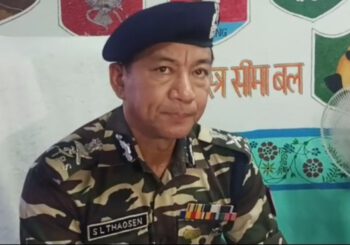 एसएसबी के डीजी ने जन्म स्थान के एसएसबी कैंप सहित सीमावर्ती क्षेत्र का किया दौरा