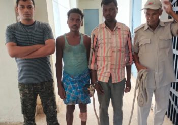 मुसहरी टोला से पुलिस ने शराब के नशे में दो आरोपी को किया गिरफ्तार