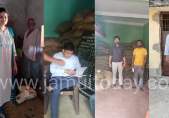 जिलाधिकारी के निर्देश पर जन वितरण प्रणाली दुकानों की हुई जांच, अनियमितता के आरोप में शो कॉज नोटिस जारी