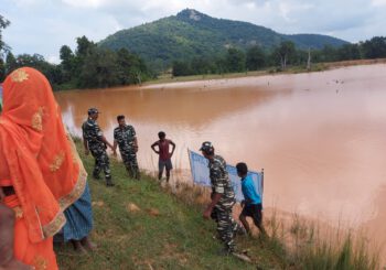 मछली पालन से चोरमारा गांव के ग्रामीण बनेंगे सशक्त, चोरमारा में हुआ मछली पालन की शुरुआत