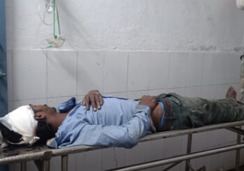 ट्रेन से गिरकर एक युवक हुआ घायल, घायल युवक की पहचान नहीं हो पाया