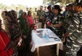 सीआरपीएफ महानिरीक्षक पहुंचे जमुई, सीआरपीएफ ने चोरमारा में लगाया मेडिकल कैंप