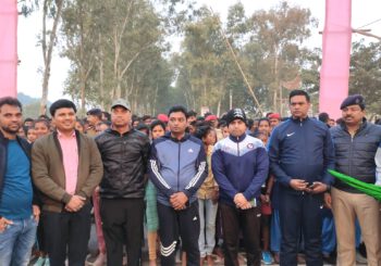 नशा मुक्ति अभियान को जोर देने के लिए जिला प्रशासन की ओर से मिनी मैराथन दौड़ का आयोजन