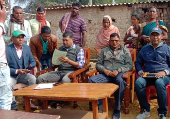 राशन कार्ड बनवाने को लेकर लगाया गया शिविर