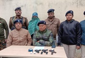 तीन पिस्टल व पांच मैगजीन के साथ एक अंतरराज्यीय हथियार तस्कर को पुलिस ने किया गिरफ्तार