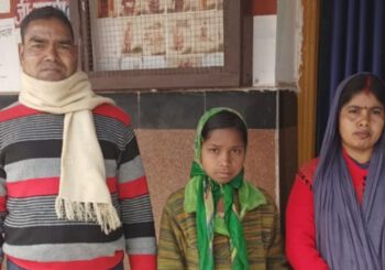 यात्रा के दौरान बिछड़ी नाबालिग को जीआरपी पुलिस ने परिजनों से मिलाया