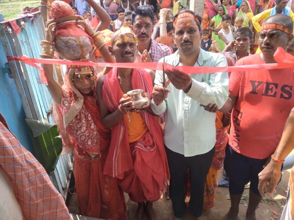 बजरंगबली की हुई कलशयात्रा के साथ प्राणप्रतिष्ठा शुरू हुआ अखंड कीर्तन