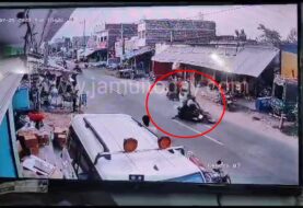 तेज रफ्तार बाइक ने शख्स को मारी जोरदार टक्कर.....मौत, घटना CCTV में कैद