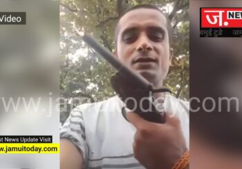 हथियार लहराते हुए युवक का वीडियो सोशल मीडिया पर वायरल,  पुलिस ने कहा हो रही है कार्रवाई