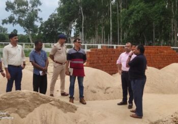 अक्टूबर माह से नए भवन में संचालित होगी मलयपुर थाना, पुलिस अधीक्षक ने लिया जायजा