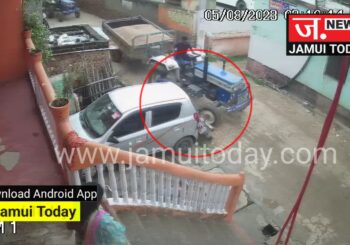 बालू लदे ट्रैक्टर की सड़क पर दबंगई, ट्रैक्टर चालक  मोटरसाइकिल को रौंदते हुए हुआ फरार