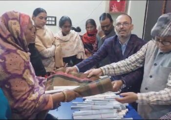राजधानी डायग्नोस्टिक के  द्वारा कंबल का किया गया वितरण