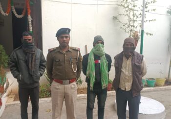 गायों से भरा ट्रक पुलिस ने किया जप्त ,तस्कर गिरफ्तार