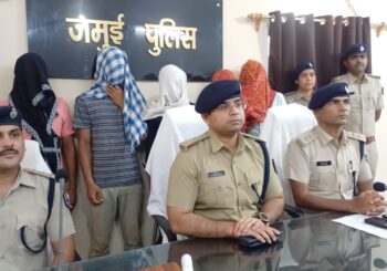 पुलिस ने संगठित गिरोह के 5 अपराधी को चाइनीज पिस्टल, गांजा , लूटी गई कार के साथ किया गिरफ्तार