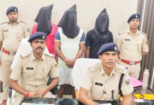 पुलिस की तत्परता से 2 घंटे में अपहृत युवक बरामद, तीन आरोपी गिरफ्तार