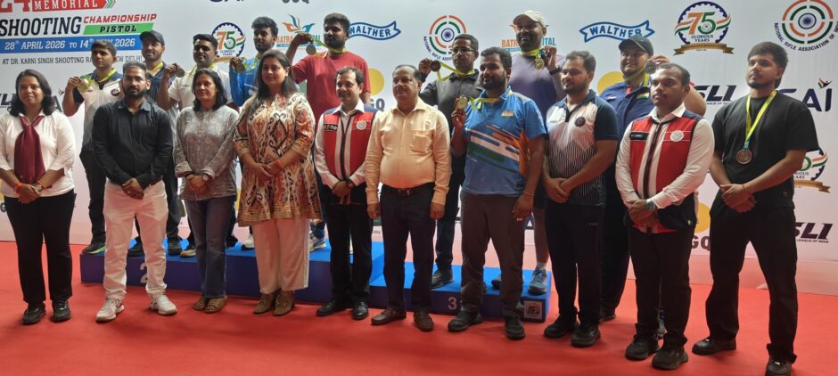 नई दिल्ली में ‘कुमार सुरेंद्र सिंह मेमोरियल शूटिंग प्रतियोगिता’ में शामिल हुईं खेल मंत्री श्रेयसी सिंह, खिलाड़ियों का बढ़ाया उत्साह