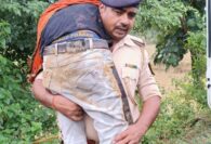 जमुई में मानवता की मिसाल: डायल-112 टीम ने घायल युवक को कंधे पर उठाकर पहुंचाया अस्पताल