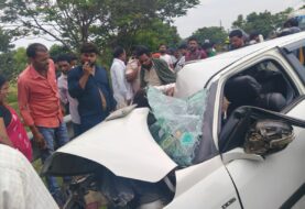 जमुई में भीषण सड़क हादसा: टेलर से भिड़ी स्विफ्ट कार, चालक और बहनोई की मौत, चार घायल