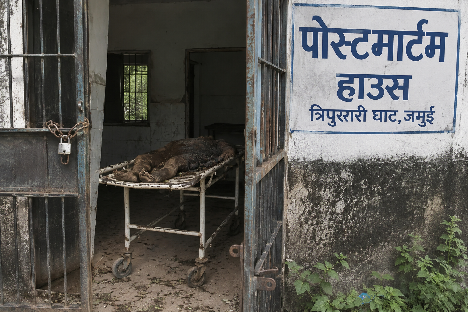 बंद पड़े पोस्टमार्टम हाउस में सड़ा-गला शव मिलने से सनसनी, आखिर किसकी है लाश?